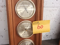 Lot 60 - klok en baromater - afbeelding 3 van  4