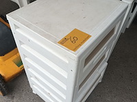 Lot 60 - pvc ladekast op wielen - afbeelding 3 van  4