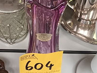 Lot 604 - kristallen vaas vsl - afbeelding 3 van  3