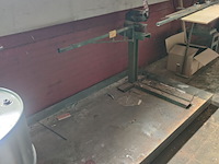 Lot 609 - manuele plaatschaar met opvangbak - afbeelding 1 van  4