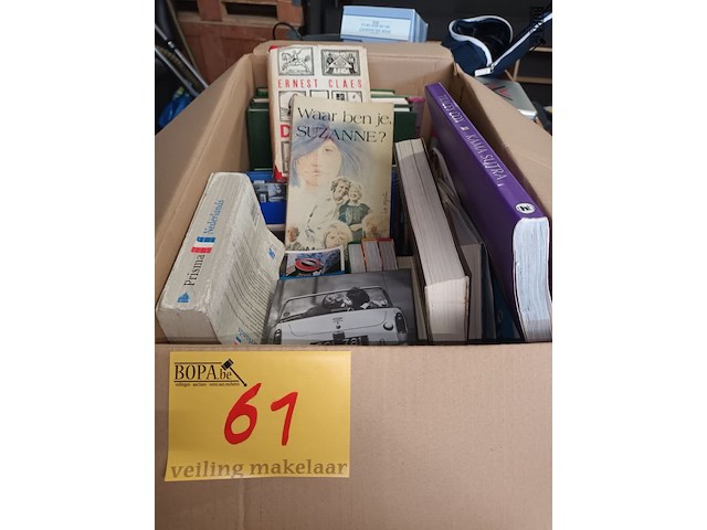 Lot 61 - boeken. 1 doos - afbeelding 1 van  4