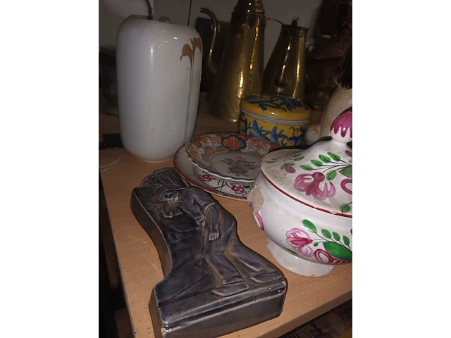 Lot 61 - decoratie in keramiek. 10 stuks - afbeelding 3 van  5