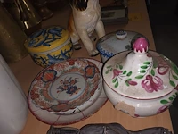 Lot 61 - decoratie in keramiek. 10 stuks - afbeelding 4 van  5