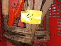 Lot 61 - lijmklemmen. 6 stuks - afbeelding 2 van  3