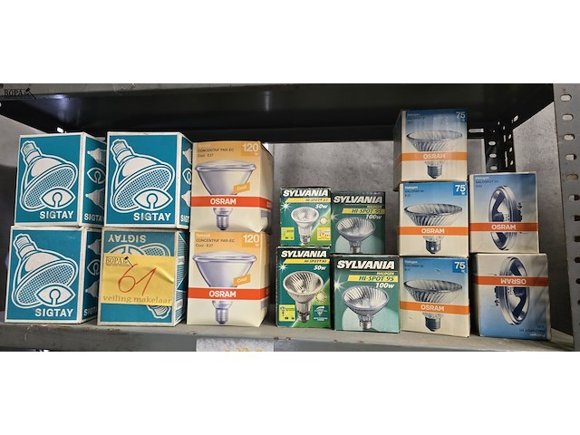 Lot 61 - lot lampen ong 20 stuks - afbeelding 1 van  3