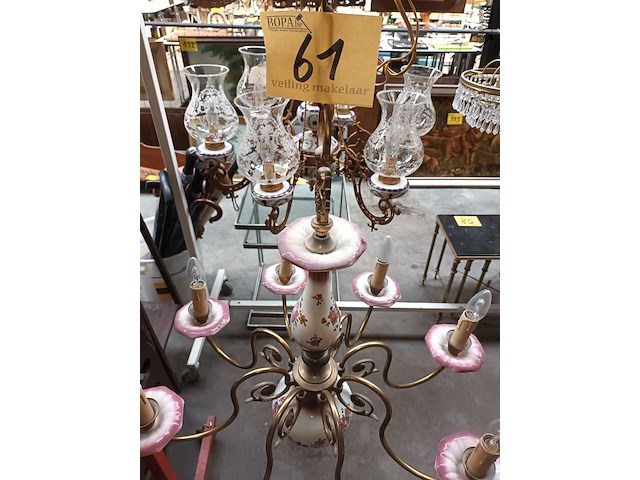 Lot 61 - luster koper en porselein - afbeelding 5 van  5