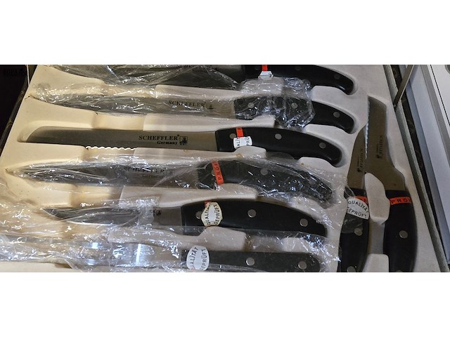 Lot 61 - messenset in koffer scheffler germany compleet - afbeelding 3 van  4