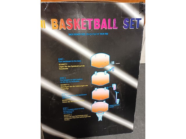 Lot 61 - mini basketball set - afbeelding 4 van  4