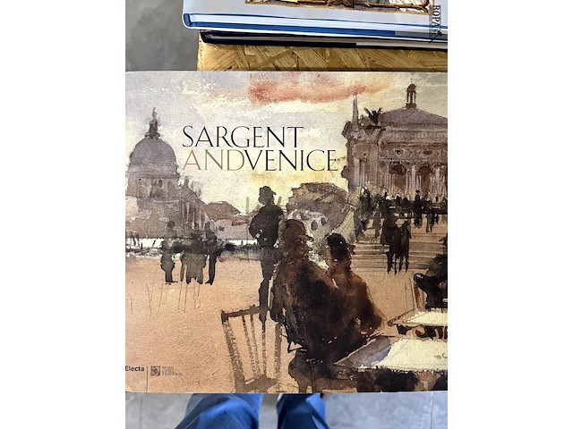 Lot 61 - sargent and venice en constable oil sketches 2 boeken - afbeelding 1 van  7