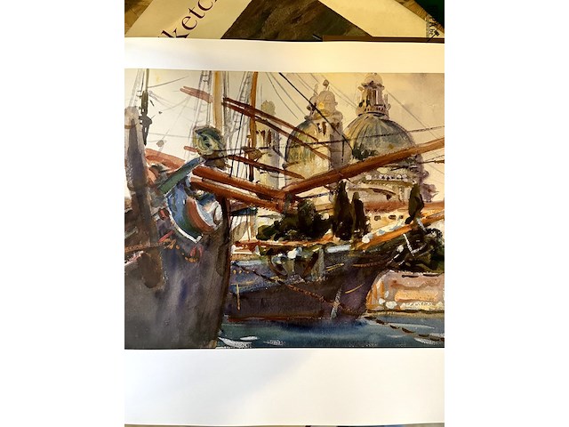 Lot 61 - sargent and venice en constable oil sketches 2 boeken - afbeelding 4 van  7