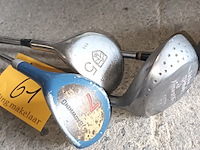 Lot 61 - vintage golf clubs. 5 stuks. - afbeelding 5 van  5