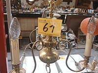 Lot 61 - vlaamse luster in koper - afbeelding 1 van  3