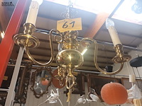 Lot 61 - vlaamse luster in koper - afbeelding 2 van  3