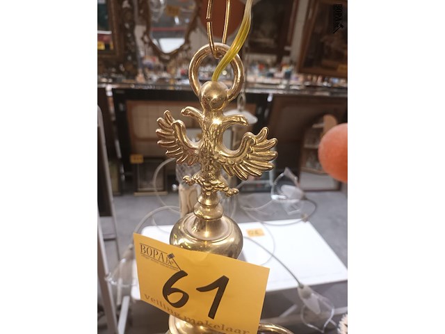 Lot 61 - vlaamse luster in koper - afbeelding 3 van  3