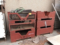 Lot 610 - stalen stapelbakken. 6 stuks - afbeelding 1 van  3