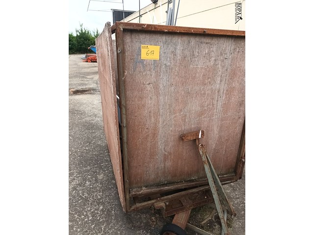 Lot 617 - transportkar. 2 stuks - afbeelding 3 van  3