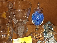 Lot 62 - deco in glaswerk. 9 stuks - afbeelding 4 van  4