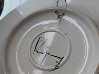 Lot 62 - decoratieve borden op display, handgeschilderd, bavaria old - afbeelding 8 van  8