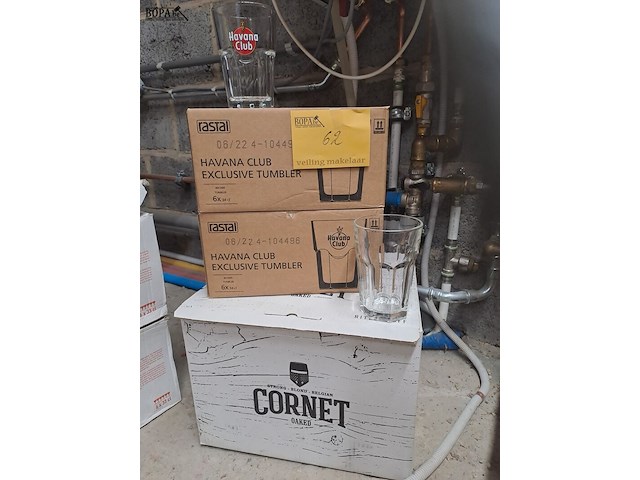 Lot 62 - havan club coctail glazen - afbeelding 1 van  1