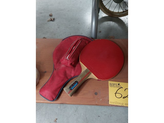 Lot 62 - lot pingpongpalletjes en balletjes - afbeelding 3 van  4