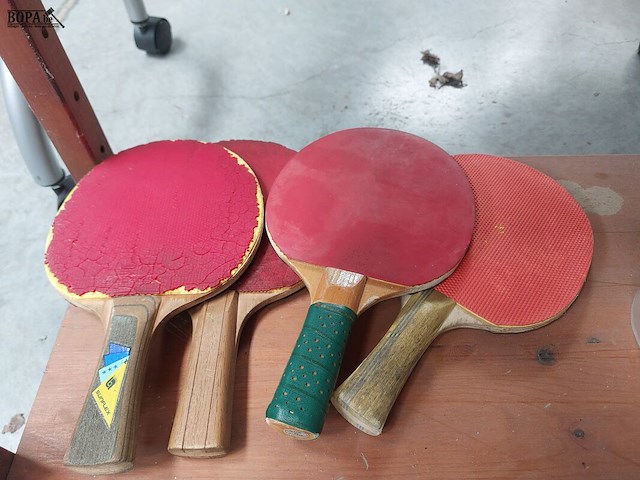Lot 62 - lot pingpongpalletjes en balletjes - afbeelding 4 van  4