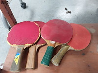 Lot 62 - lot pingpongpalletjes en balletjes - afbeelding 4 van  4