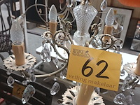 Lot 62 - luster koper met kristallen - afbeelding 1 van  3