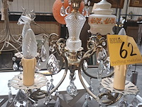 Lot 62 - luster koper met kristallen - afbeelding 3 van  3