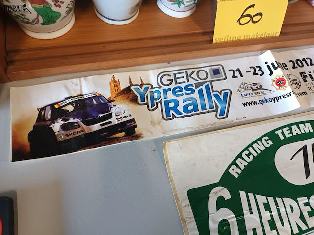 Lot 62 - rally stickers. 3 stuks - afbeelding 2 van  5