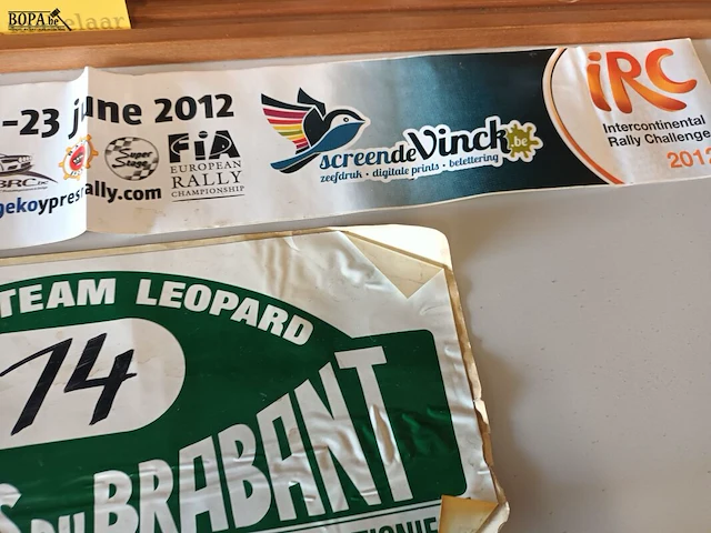 Lot 62 - rally stickers. 3 stuks - afbeelding 3 van  5