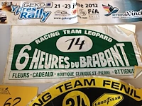 Lot 62 - rally stickers. 3 stuks - afbeelding 4 van  5