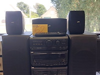 Lot 62 - stereotoren jvc mx-d85tr met speakers - afbeelding 1 van  2