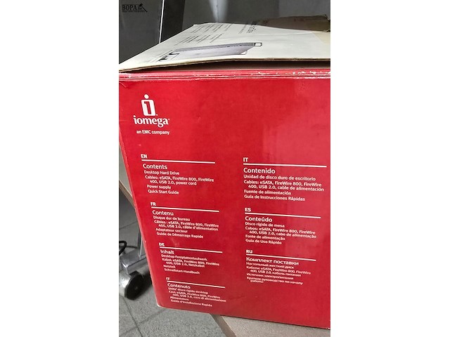 Lot 62 - toetsenbord apple, luidsprekers, telefoon en harde schijf - afbeelding 8 van  9