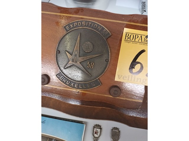 Lot 624 - expo ‘58 bruxelles. 7 stuks - afbeelding 3 van  4