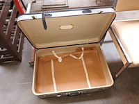 Lot 63 - antieke valies. 2 stuks - afbeelding 3 van  4