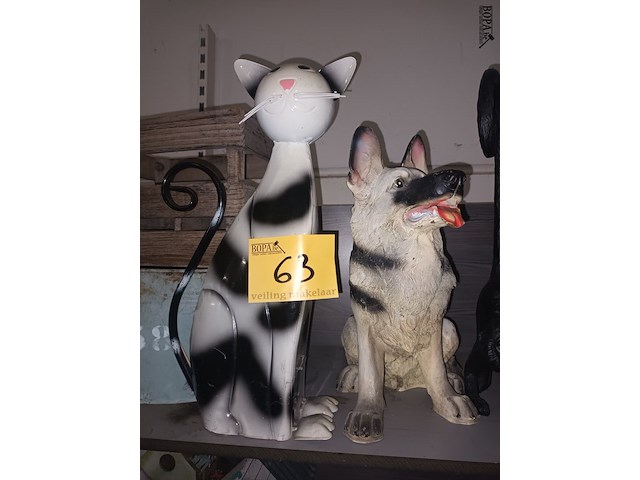 Lot 63 - decoratie. 6 stuks - afbeelding 3 van  4