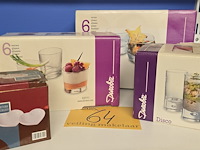 Lot 64 - apero glaasjes en schaaltjes - afbeelding 1 van  5