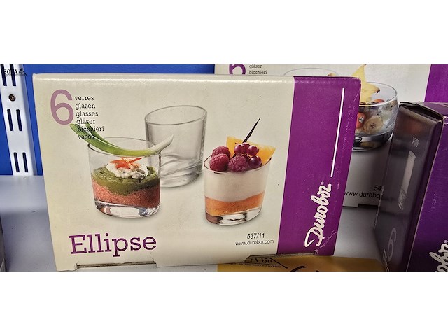 Lot 64 - apero glaasjes en schaaltjes - afbeelding 4 van  5