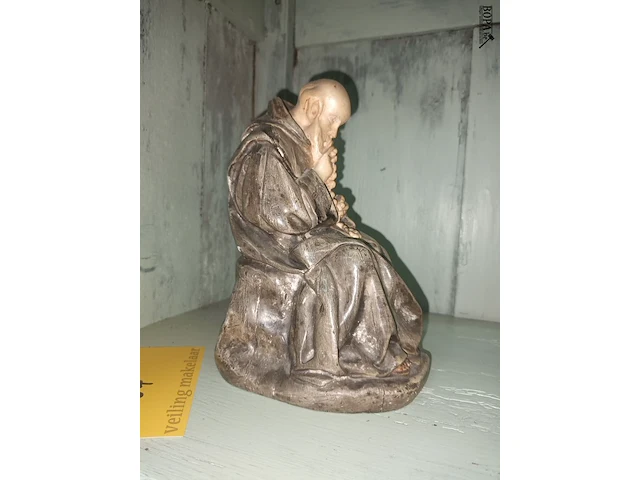 Lot 64 - beeld monnik - afbeelding 3 van  4