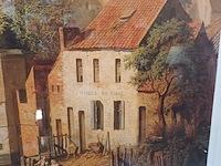 Lot 64 - de groene rei brugge. druk in kader - afbeelding 5 van  6