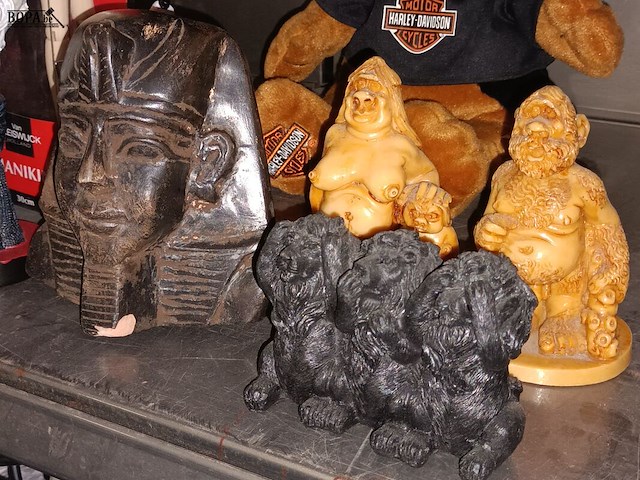 Lot 64 - decoratie en figuren. 10 stuks - afbeelding 6 van  6