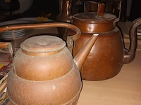 Lot 64 - koperen ketel. 2 stuks