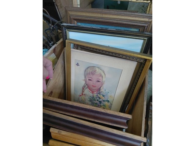 Lot 64 - lot oude houten kaders - afbeelding 4 van  5