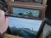 Lot 64 - lot oude houten kaders - afbeelding 5 van  5