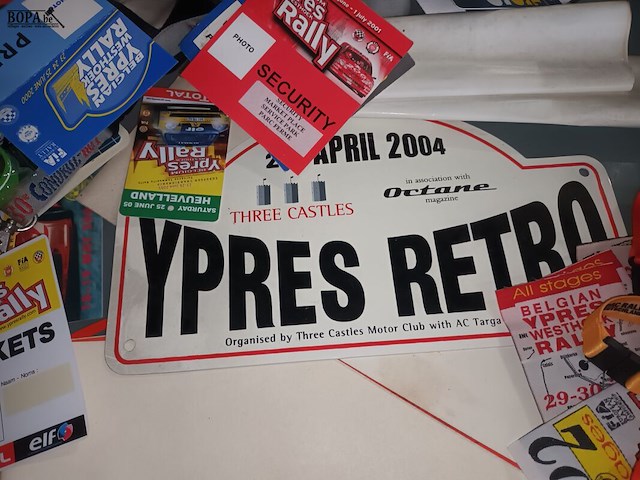 Lot 64 - rally verzamel items - afbeelding 6 van  8