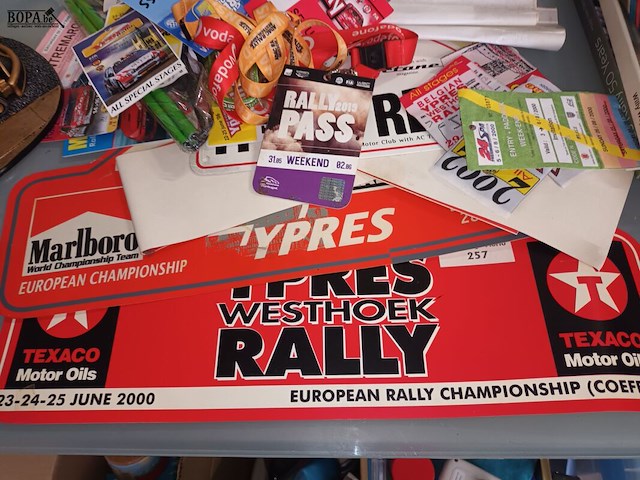 Lot 64 - rally verzamel items - afbeelding 7 van  8