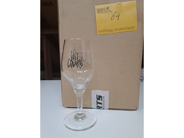 Lot 64 - st - canarus glazen - afbeelding 1 van  1