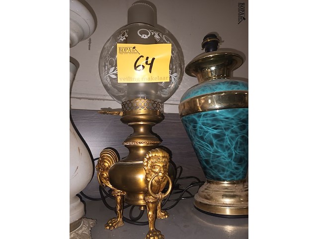 Lot 64 - tafellampen. 4 stuks - afbeelding 4 van  5