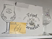 Lot 64 - tripel karmeliet glazen 6 stuks - afbeelding 2 van  2