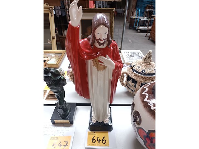 Lot 646 - heiligenbeeld - afbeelding 1 van  4